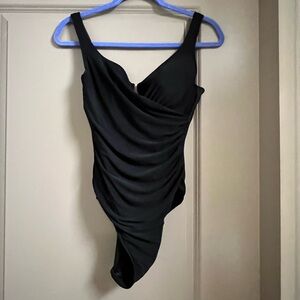 Miraclesuit Black One Piece Size 10